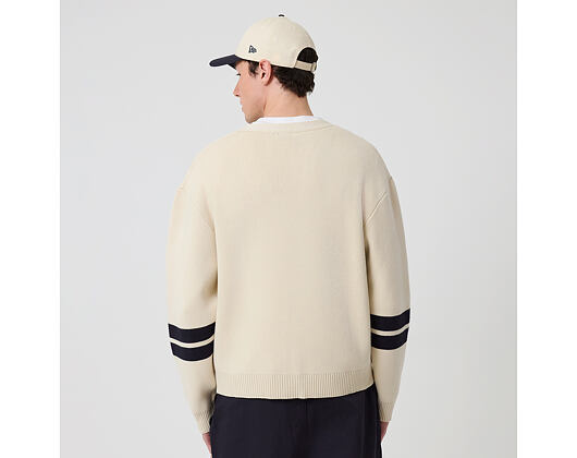 Sweater New Era - MLB Knit Cardigan - NY Yankees - Cream