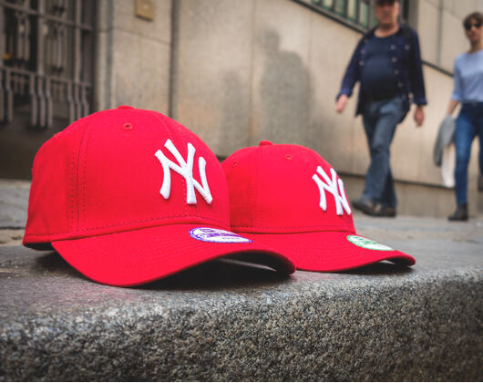 New Era League Basic Child New York Yankees Scarlet/White 9FORTY CHILD Strapback Kids Cap