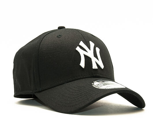 New Era League Basic New York Yankees Black/White 39THIRTY Stretchfit Cap