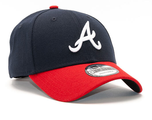 New Era 9FORTY The League Atlanta Braves Strapback Team Color Cap