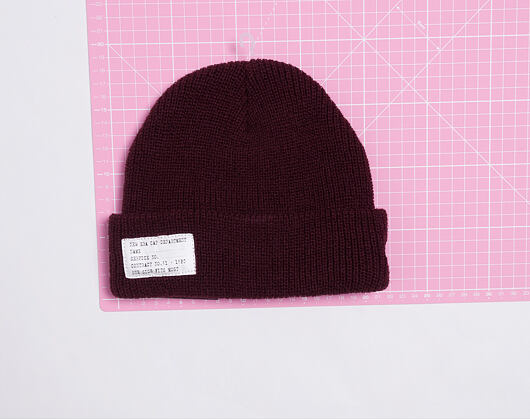 New Era Lightweight Patch Maroon Winter Beanie