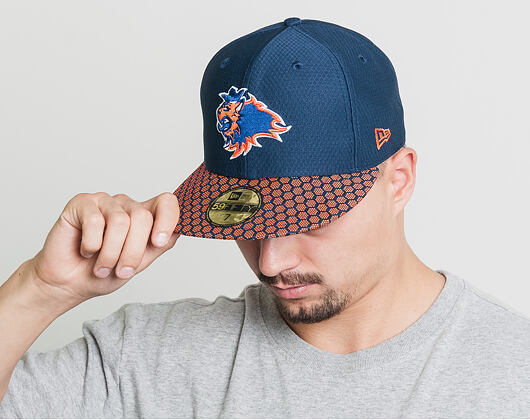 New Era 59FIFTY Prague Lions Honeycomb Navy Cap