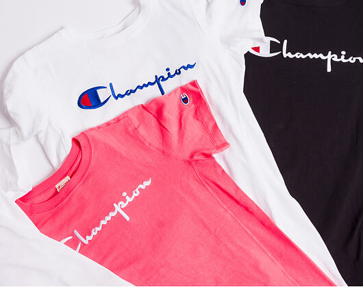 Champion Crewneck T-Shirt White 110992 WW001 Womens T-Shirt