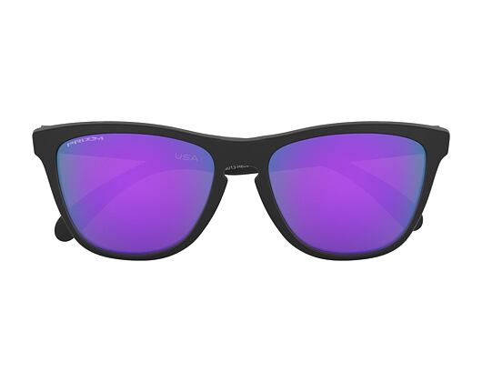 Oakley Frogskins Matte Black/Prizm Violet OO9013-H655 Sunglasses
