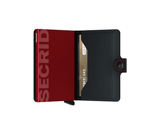 Secrid Miniwallet Matte Black & Red