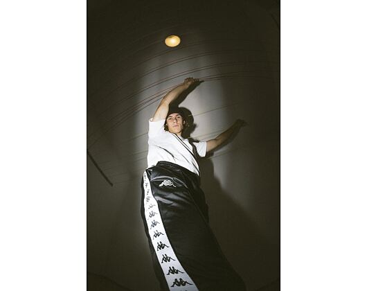 Kappa 222 Banda Rastoria Slim 303KUC0 965 Black/White Sweatpants