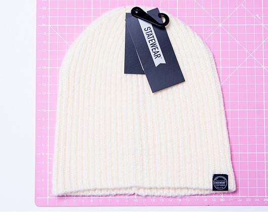 STATEWEAR Heylow Beanie Off White