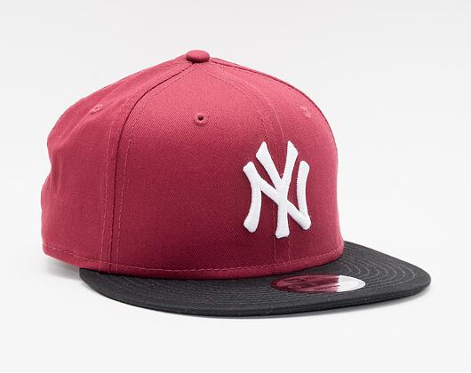 New Era 9FIFTY MLB Color Block New York Yankees Snapback Cardinal / Black Cap