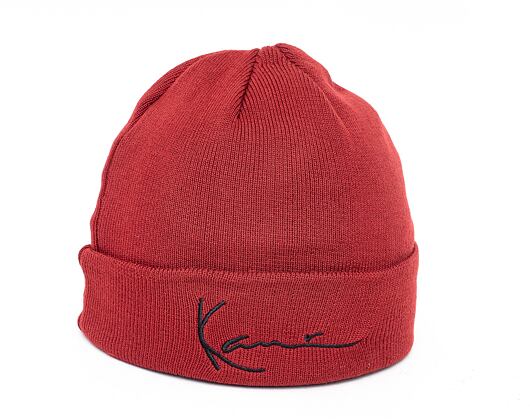 Karl Kani Signature Beanie KA213-010-1 Dark Red
