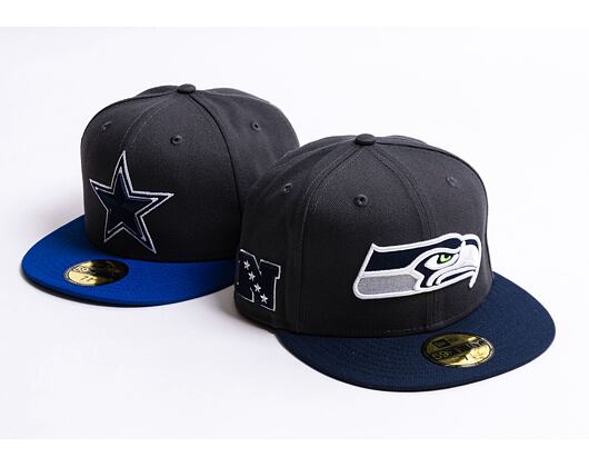 New Era 59FIFTY NFL Official Team Colors Seattle Seahawks Grey Cap