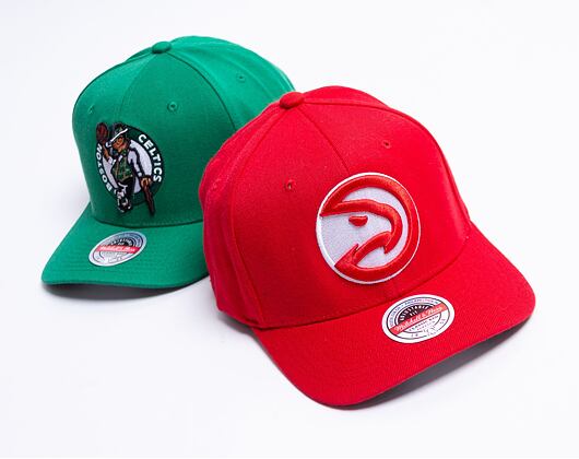Mitchell & Ness Team Ground 2.0 Stretch Snapback Atlanta Hawks Red Cap