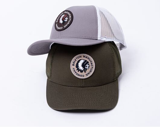 BRIXTON Rival Stamp X Mp Mesh Cap Military Olive Military Olive