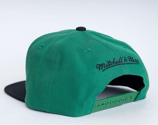 Mitchell & Ness Boston Celtics Team 2 Tone 2.0 Snapback HWC Green / Black Cap