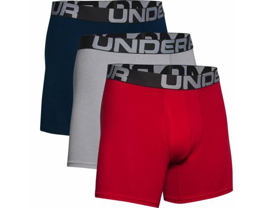 Under Armour Charged Cotton 6in 3 Pack 600 Boxer Briefs