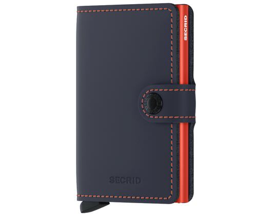 Wallet Secrid Miniwallet Matte Nightblue & Orange