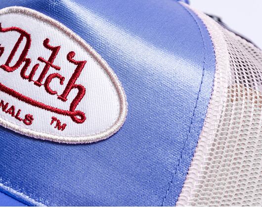 Von Dutch Cary Trucker Satin Blue/Pink Cap