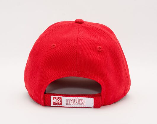 New Era 9FORTY NBA The League Atlanta Hawks Team Color Velcro Strapback Red Cap