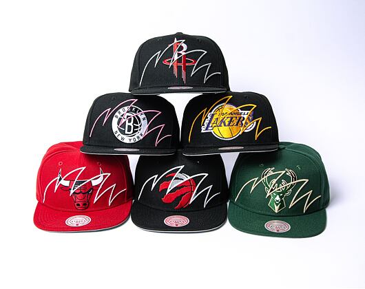 Mitchell & Ness Shark Bite Snapback Nba Toronto Raptors Black Cap