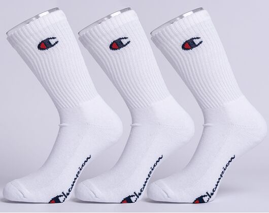 Champion 3pk Crew Socks WHT/WHT/WHT