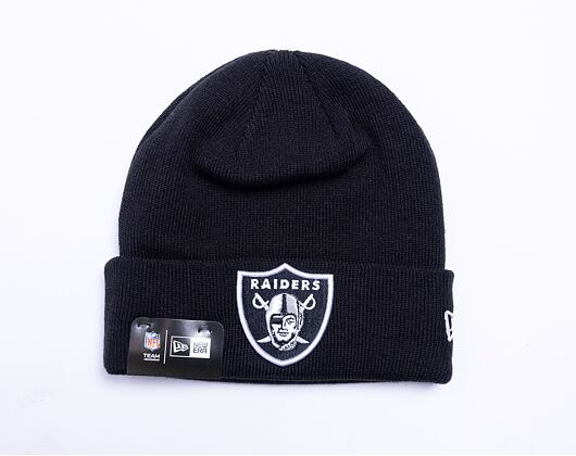 New Era NFL Essential Cuff Knit 2 Oakland Raiders  Black Winter Beanie