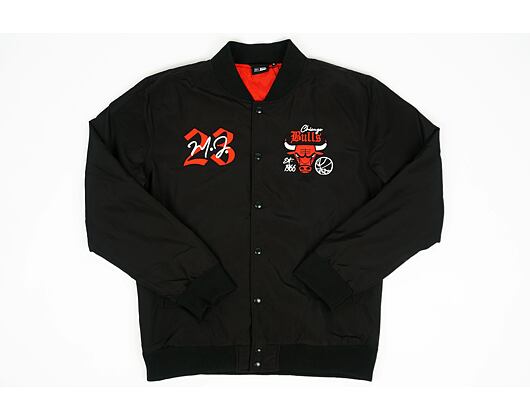 Custom Bunda New Era x Adam Wave Chicago Bulls Tribute Bomber Black / Red