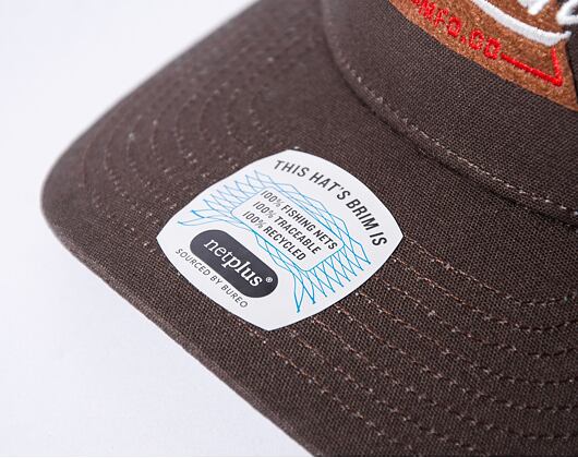Kšiltovka Brixton Earlston X C MP Trucker Hat Dark Earth / Off White