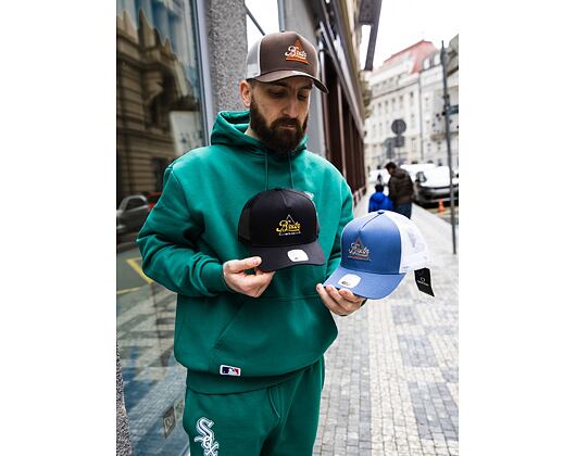 Kšiltovka Brixton Earlston X C MP Trucker Hat Dark Earth / Off White