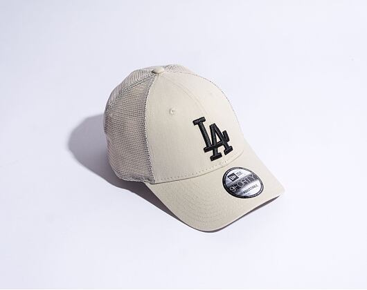 Kšiltovka New Era 9FORTY Trucker MLB Home Field Los Angeles Dodgers Stone / Black