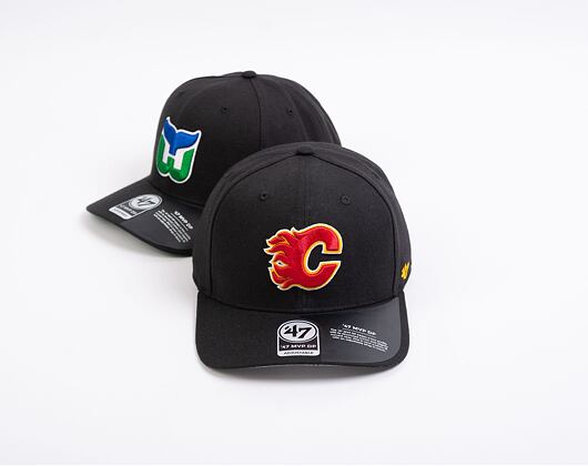 '47 Brand Calgary Flames Cold Zone ‘47 MVP DP Black Cap