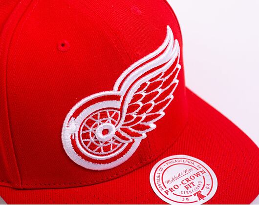 Kšiltovka Mitchell & Ness - Team Ground 2.0 Pro Snapback - Detroit Red Wings - Red