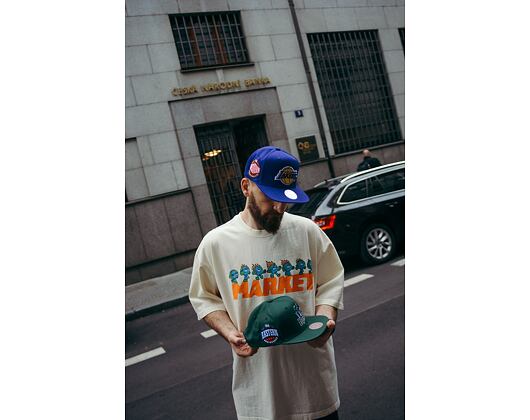 Kšiltovka Mitchell & Ness NBA Conference Patch Snapback Los Angeles Lakers Purple