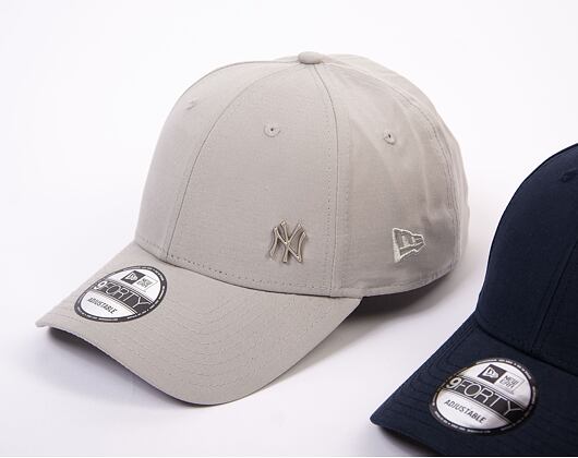New Era 9FORTY Flawless Logo New York Yankees Strapback Gray Cap