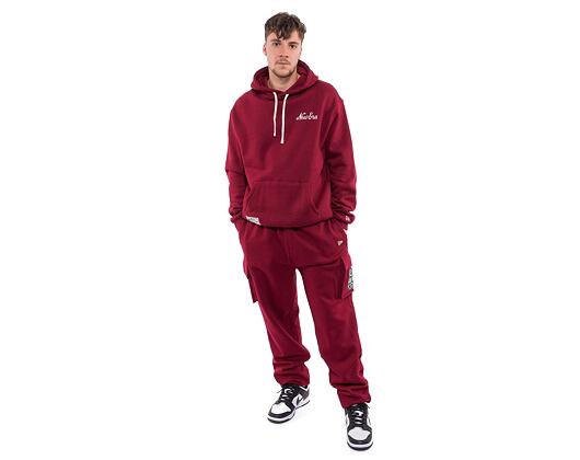 Mikina New Era Lifestyle Oversized Hoody Cardinal / Off White