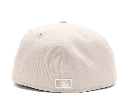 Kšiltovka New Era - MLB Essential 59FIFTY - NY Yankees - Stone / White