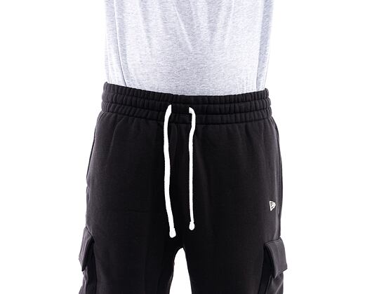 Tepláky New Era Cargo Joggers Black / White