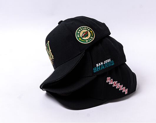 Kšiltovka Mitchell & Ness Icon Grail Pro Snapback NHL San Jose Sharks Black