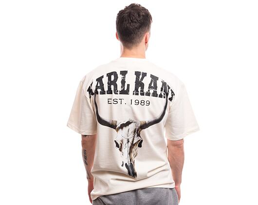 Triko Karl Kani Small Signature Washed Heavy Jersey Skull Tee off white