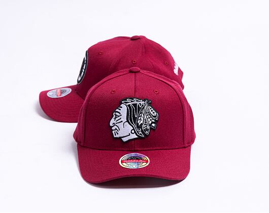 Kšiltovka Mitchell & Ness Burgundy Classic Red Chicago Blackhawks