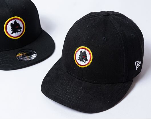 Kšiltovka New Era - 9FIFTY Retro Crown Suede AS Roma - Black