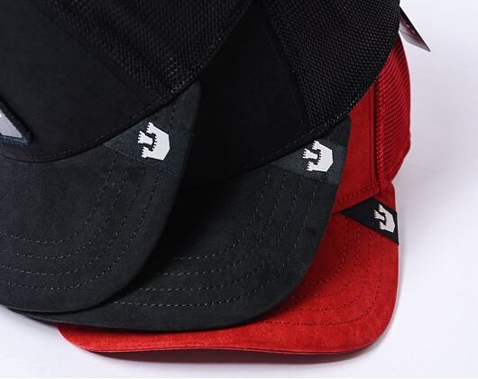 Kšiltovka Goorin - Trucker - The Suede Dragon - Burgundy