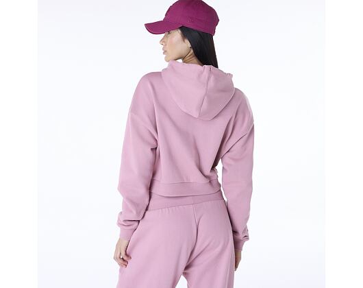 Dámská Mikina New Era - MLB Graphic Crop Hoodie - LA Dodgers - Pink