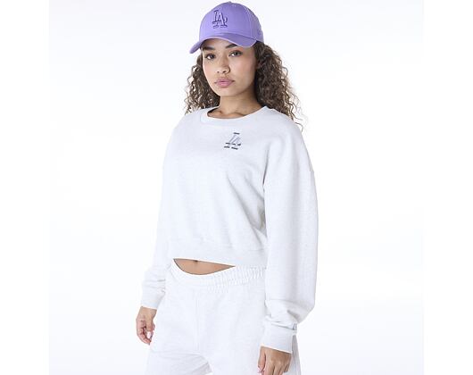 Dámská Mikina New Era - MLB Essential Crewneck - LA Dodgers - Heather Grey
