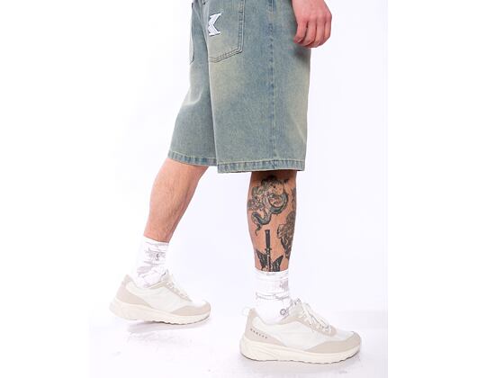 Kraťasy Karl Kani OG Denim Baggy Jorts bleached blue
