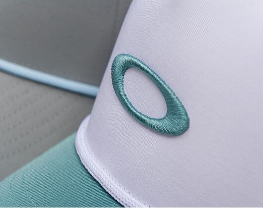 Kšiltovka Oakley - Oakley Ellipse Rope Hat - White/Pacific