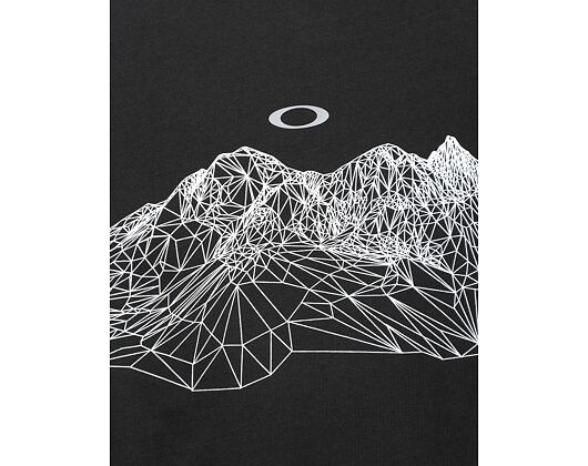 Triko Oakley - Wired Mtn Scape Tee - Blackout