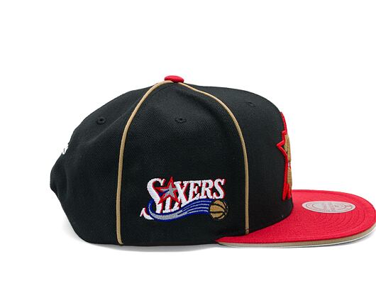 Kšiltovka Mitchell & Ness - Philadelphia 76Ers - Pipe Snapback Hwc - Black
