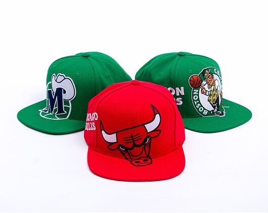 Kšiltovka Mitchell & Ness - Chicago Bulls - Big Time Snapback - Red