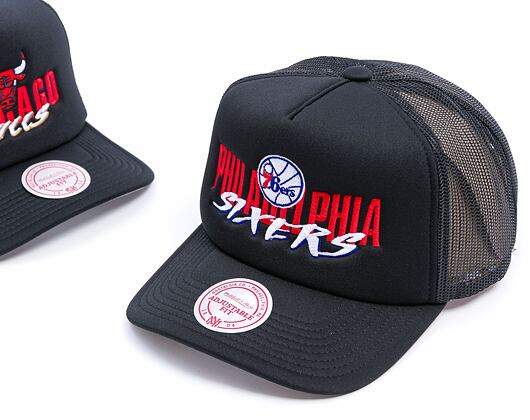 Kšiltovka Mitchell & Ness - Philadelphia 76Ers - Year Of The Snake Trucker Hwc - Black