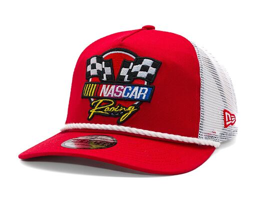 Kšiltovka New Era - NASCAR Race Flag GOLFER - Nascar Classics - Red