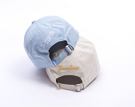 Kšiltovka New Era - MLB Floral Icon 9FORTY - NY Yankees - Ivory / Yellow
